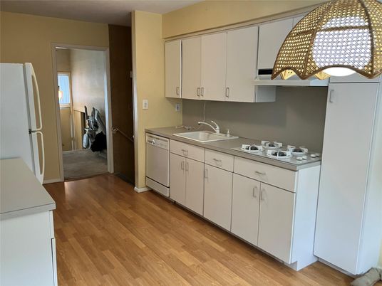 Interior, Kitchen, Wood Texture Flooring