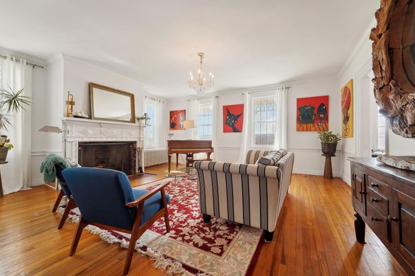 Chandelier, Fireplace, Interior, Living room, Wood Texture Flooring