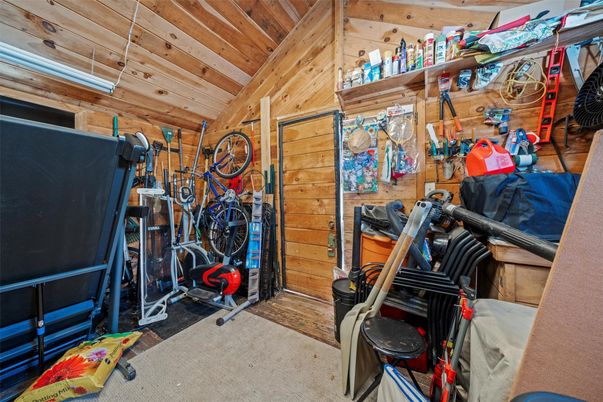 Fitness Equipment, Interior, Wooden Ceilings, Wooden Walls