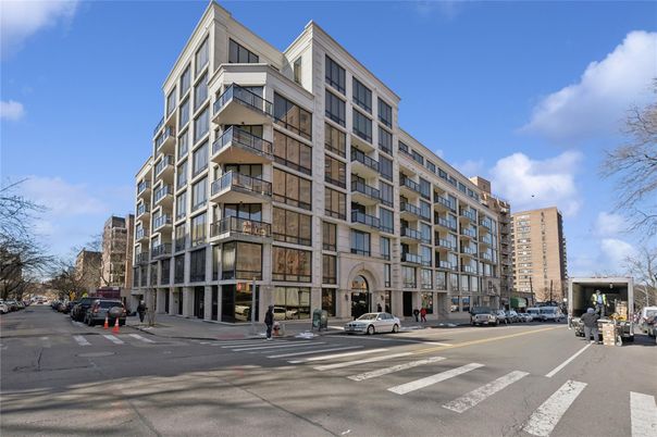 Exterior, Facade, Condo Building