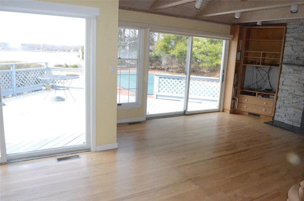 Empty room, Interior, Stone Walls, Wooden Beams, Wooden Ceilings, Wood Texture Flooring
