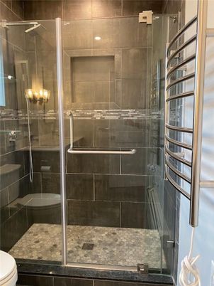 Bathroom, Glass Shower, Interior