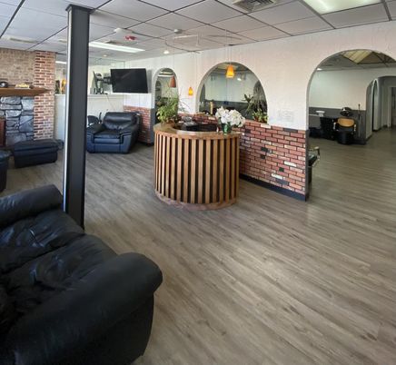 Interior, Pendant Lights, Stone Walls, Wood Texture Flooring