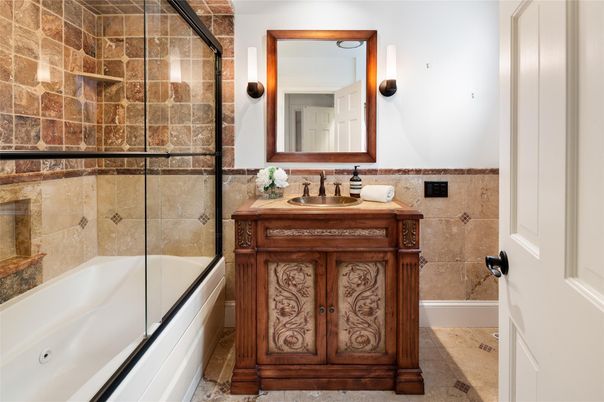 Bathroom, Glass Shower, Interior