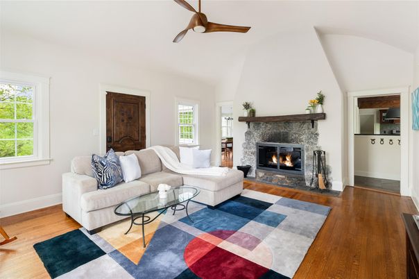 Fireplace, Interior, Living room, Wood Texture Flooring