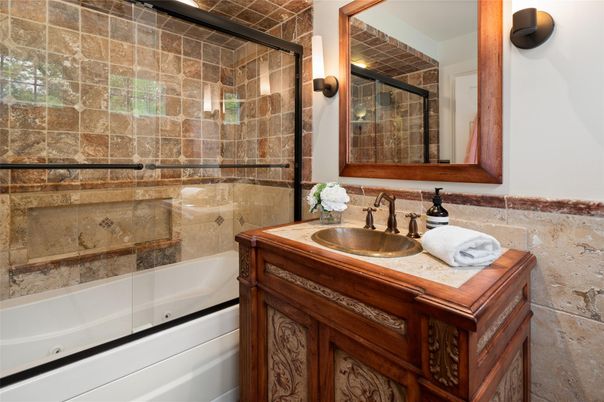 Bathroom, Glass Shower, Interior