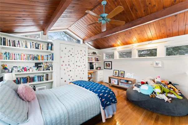 Bedroom, Interior, Wooden Beams, Wooden Ceilings, Wood Texture Flooring