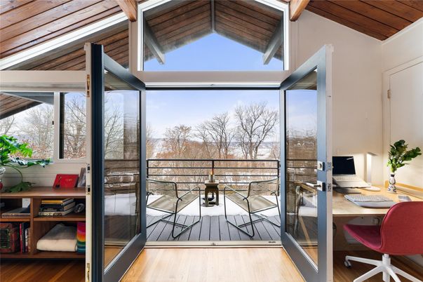 Home Office, Interior, Wooden Beams, Wooden Ceilings, Wood Texture Flooring