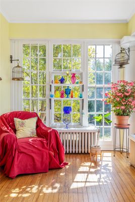 Interior, Sun Room, Wood Texture Flooring