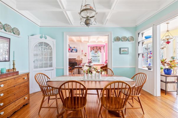 Dining room, Interior, Wood Texture Flooring