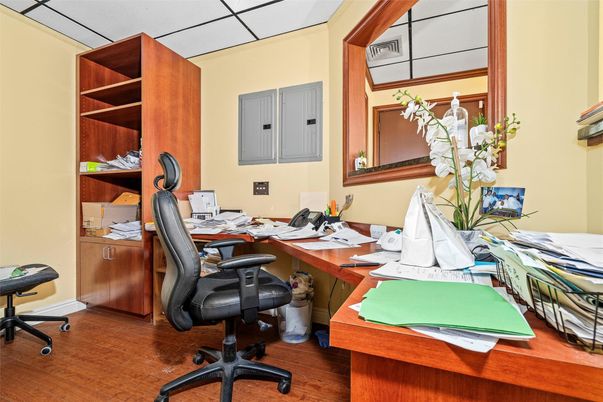 Home Office, Interior, Wood Texture Flooring