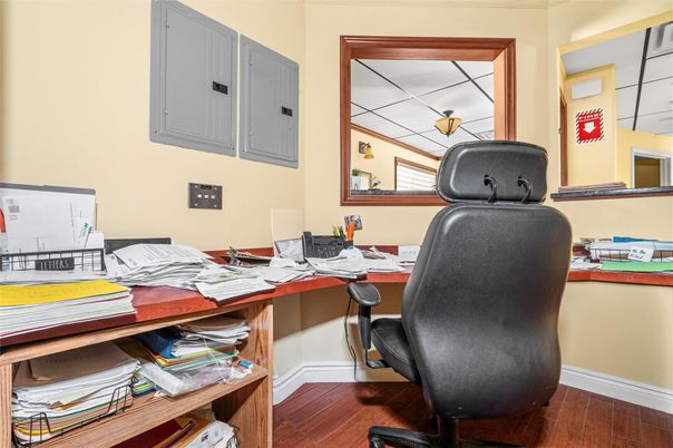 Home Office, Interior, Wood Texture Flooring