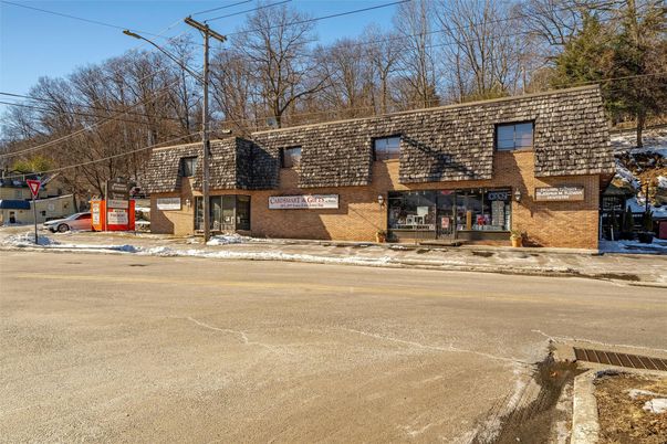 Exterior, Facade, Brick Facade, Log Home