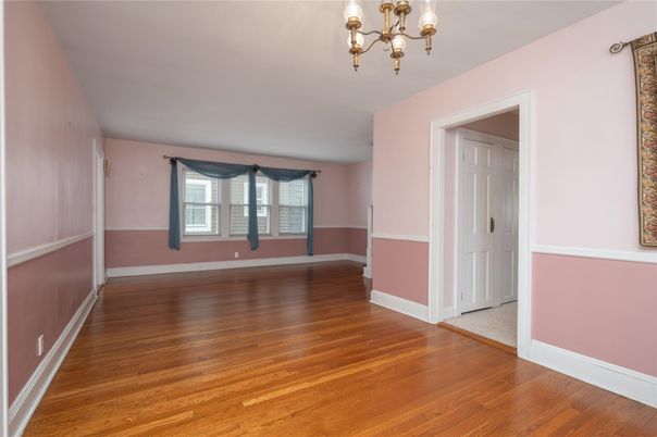 Chandelier, Empty room, Interior, Wood Texture Flooring