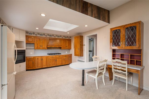 Dining room, Interior, Kitchen, Recessed Lighting