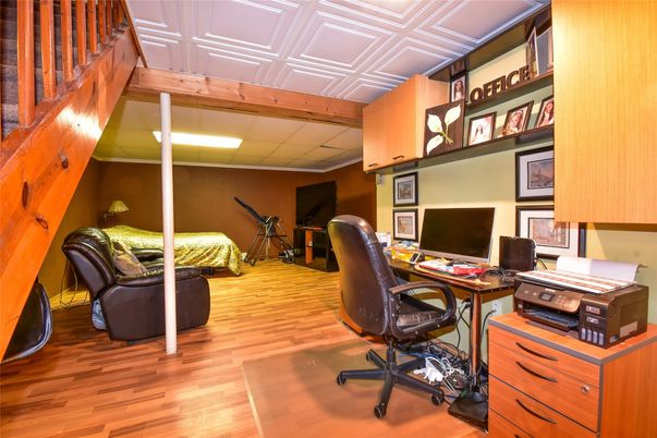 Home Office, Interior, Wood Texture Flooring