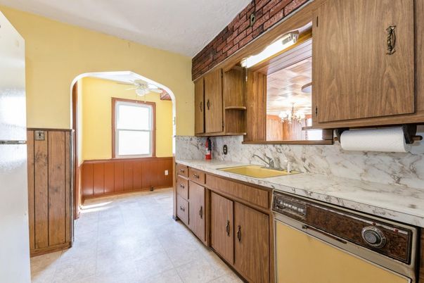 Interior, Kitchen, Marble Walls
