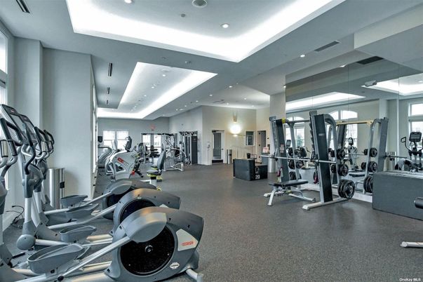 Fitness Equipment, Gym, Interior, Recessed Lighting