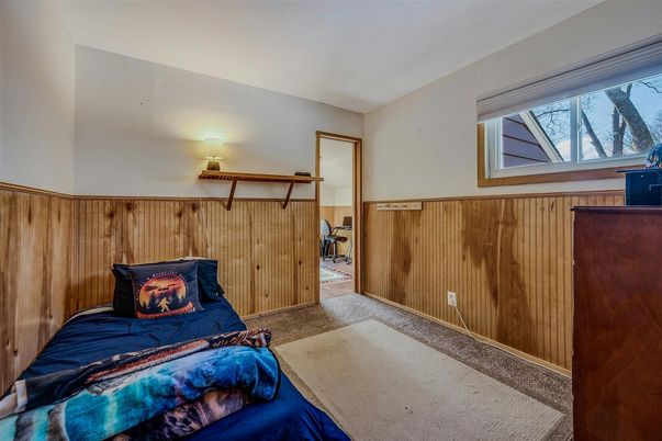 Bedroom, Interior, Wooden Walls