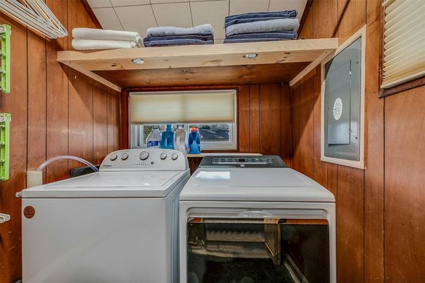 Interior, Utility Closets, Washer, Wooden Walls