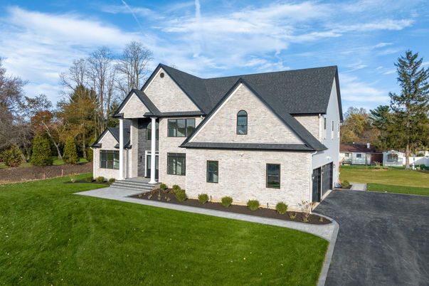 Backyard, Exterior, Facade, Brick Facade, Farmhouse
