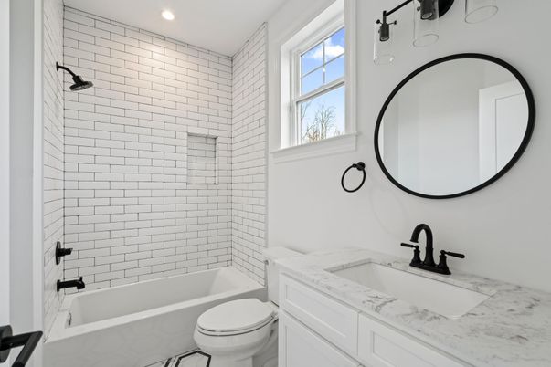 Bathroom, Interior, Recessed Lighting