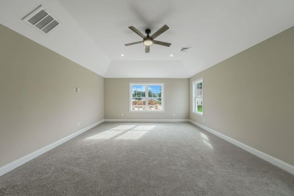 Empty room, Interior, Recessed Lighting