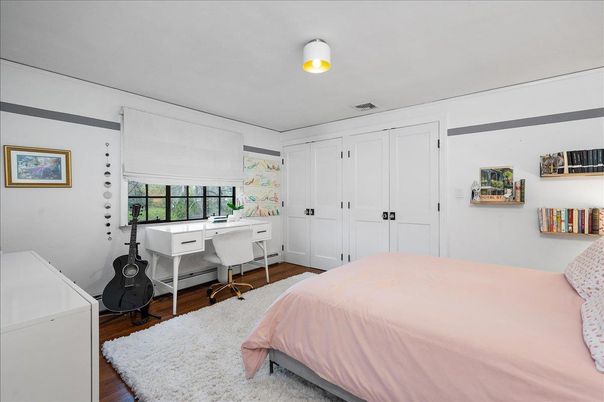 Bedroom, Home Office, Interior, Wood Texture Flooring