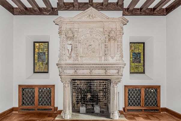 Fireplace, Interior, Piano, Wood Texture Flooring