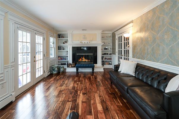 Fireplace, Interior, Living room, Wood Texture Flooring