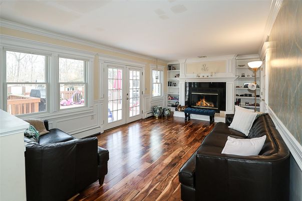 Fireplace, Interior, Living room, Wood Texture Flooring