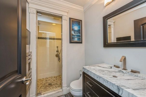 Bathroom, Glass Shower, Interior