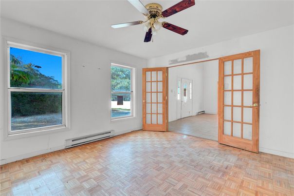 Empty room, Interior, Wood Texture Flooring