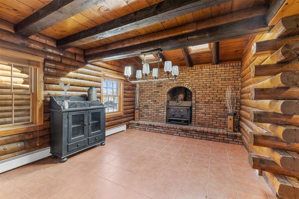 Fireplace, Interior, Stone Walls, Wooden Beams, Wooden Ceilings, Wooden Walls