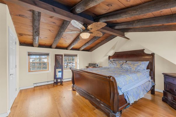 Bedroom, Interior, Wooden Beams, Wooden Ceilings, Wood Texture Flooring