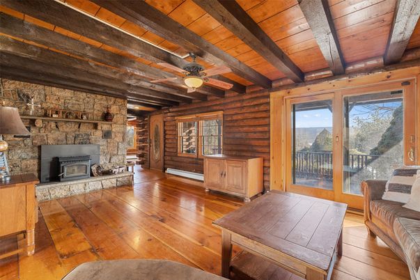 Fireplace, Interior, Stone Walls, Wooden Beams, Wooden Ceilings, Wood Texture Flooring, Wooden Walls