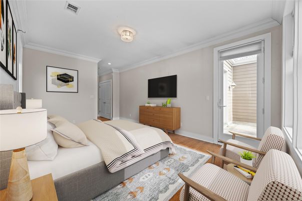 Bedroom, Interior, Wood Texture Flooring