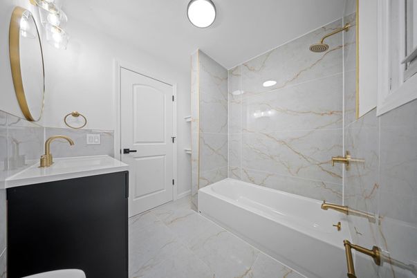 Bathroom, Interior, Marble Walls