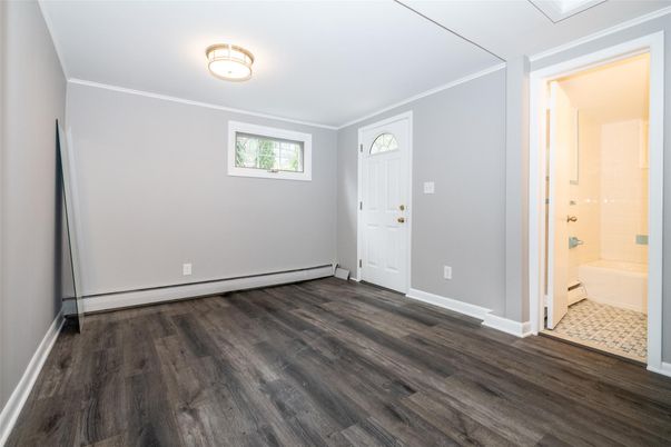 Bathroom, Empty room, Interior, Wood Texture Flooring