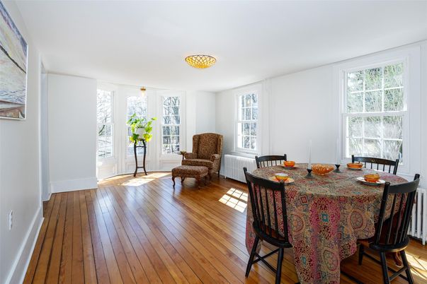 Dining room, Interior, Wood Texture Flooring