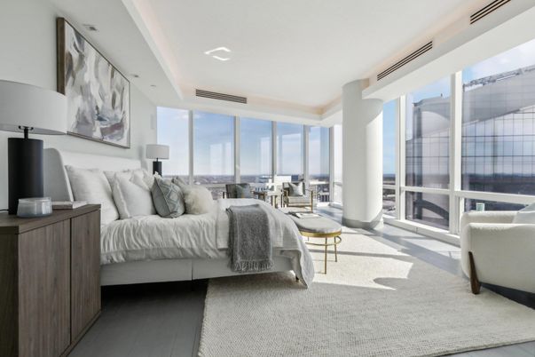Bedroom, Interior, Recessed Lighting
