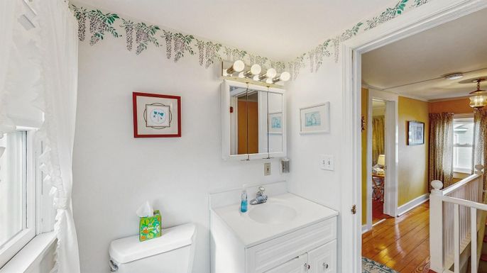 Bathroom, Interior, Wood Texture Flooring