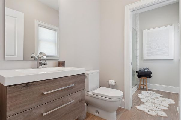 Bathroom, Interior, Wood Texture Flooring