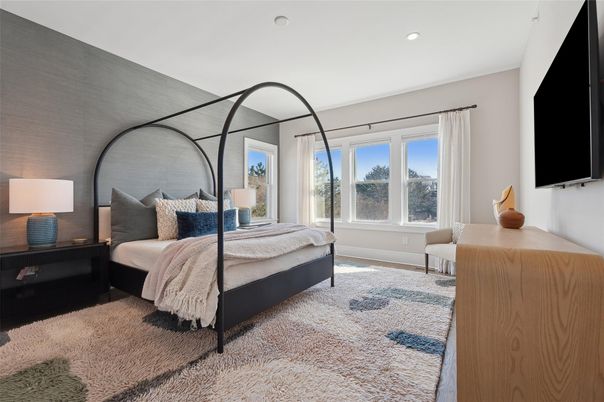 Bedroom, Interior, Recessed Lighting