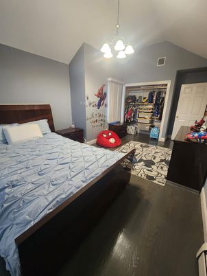 Bedroom, Interior, Pendant Lights