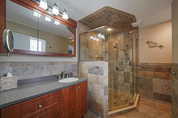 Bathroom, Glass Shower, Interior