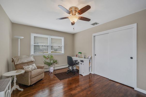 Home Office, Interior, Wood Texture Flooring