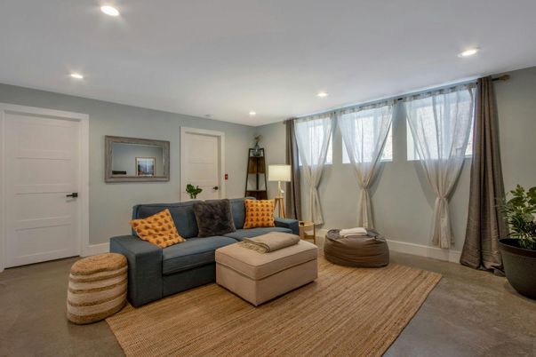 Interior, Living room, Recessed Lighting