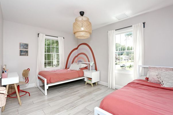 Bedroom, Interior, Wood Texture Flooring