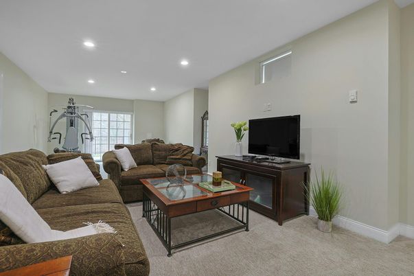 Interior, Living room, Recessed Lighting